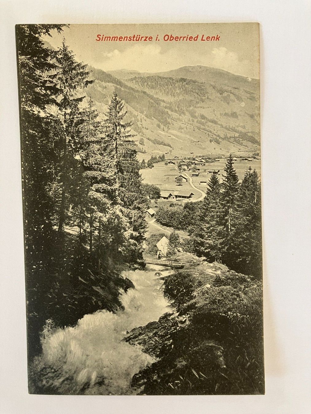 Cartoline postali: Lenk, Simmenstürze i. Oberried Lenk – Nuovo (secondo la descrizione) da Lenk im Simmental venduto da Jrg7410