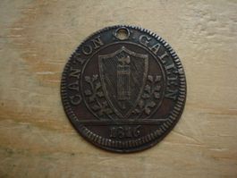 (S) St. Gallen 1 Batz 1816