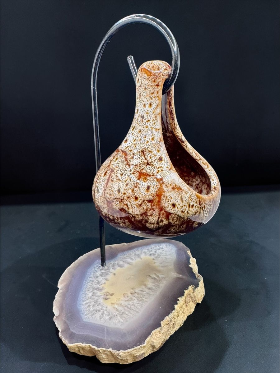 Tutte le decorazioni: Duftlampe auf Achatplatte Nr. 1 – Nuovo e nell'imballaggio originale da Amden venduto da Energiearbeit.Laib