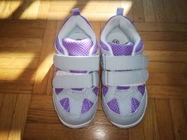 Schuhe grau-lila / Chaussures grises-violettes 25