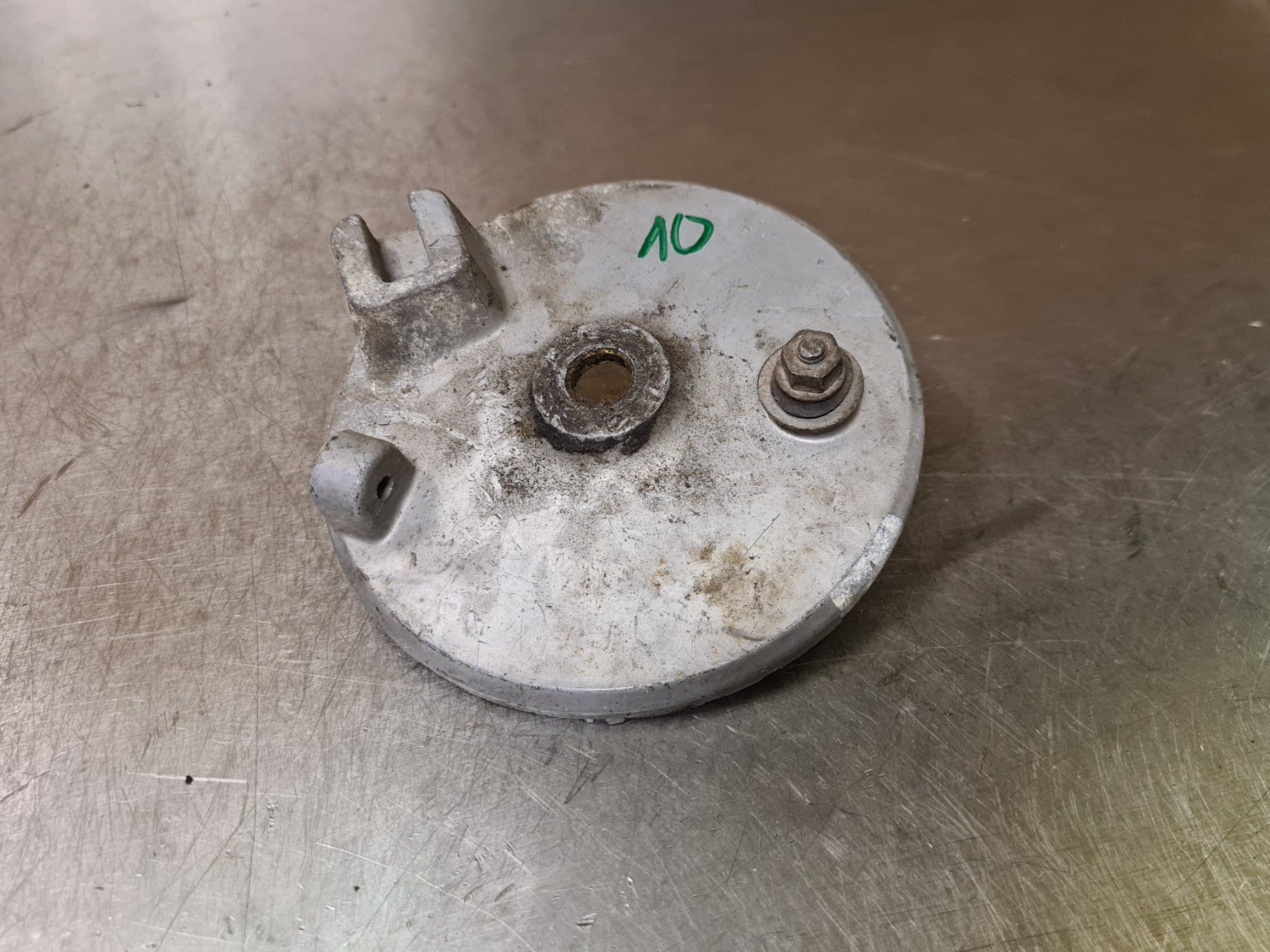 Sachs Parti ricambio per ciclomotori: Puch Sachs Bremsanker platte – Usato da Eichberg venduto da Schmid-Motos