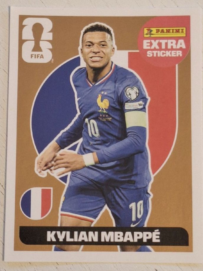 Panini Sammelbilder & Trading cards: Panini FIFA Kylian Mbappé Extra Sticker bronze – Neu (gemäss Beschreibung) aus Grüsch von H0m-Pilot