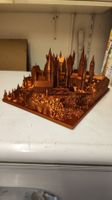Hogwarts Schloss Harry Potter Kupfer Bronze farbe