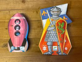 2 Stück DJECO Puzzle (16 Pc / 3+ und 36 Pc / 4+)