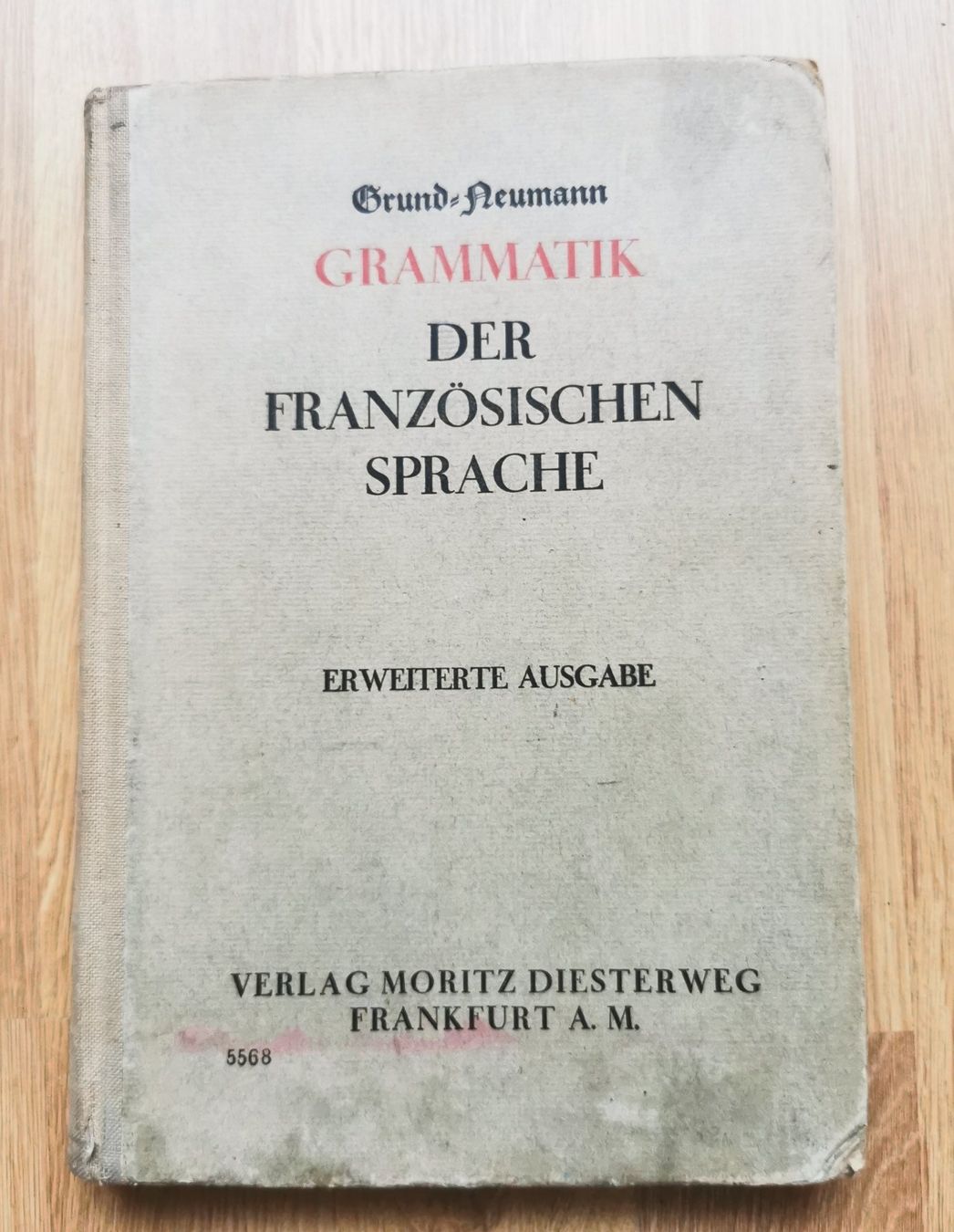 Libri: Grammatik der Französischen Sprache – Usato da Birsfelden venduto da dsc_f8gx
