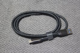 1 meter USB-C Kabel 10Gbps 3A USB 3.2 Quick Charge QC 60W