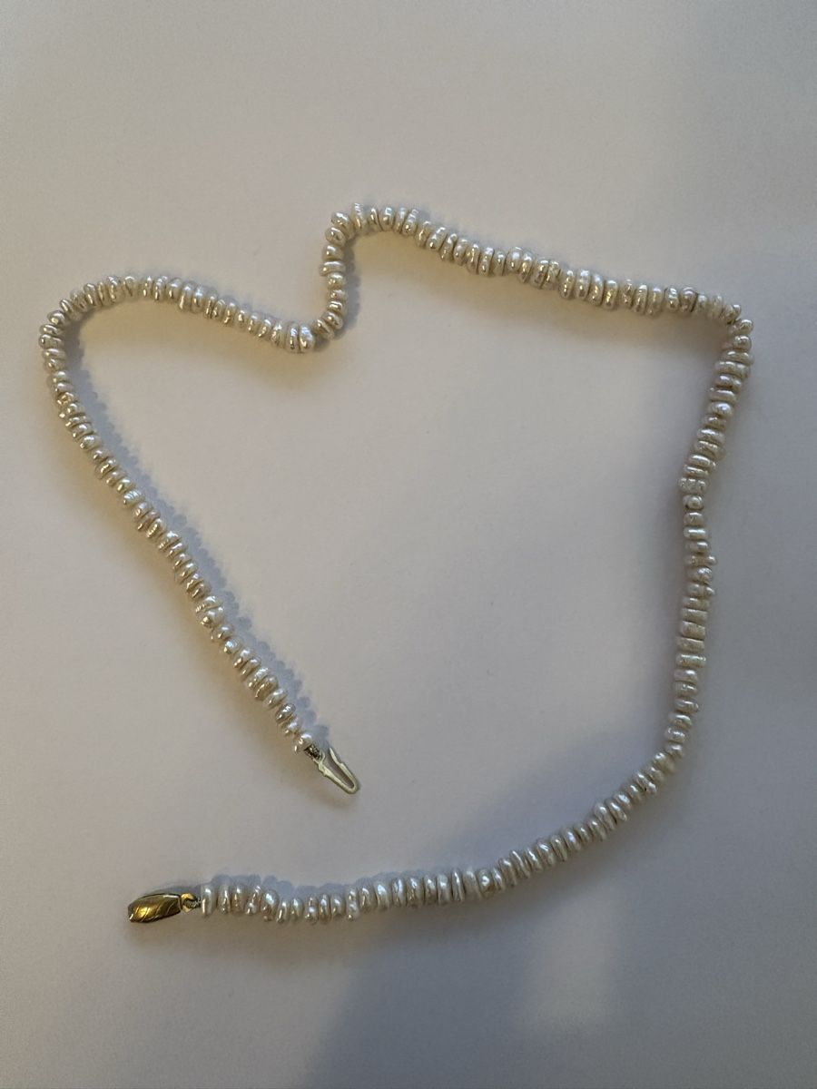 Ketten: 750 gg Perlen Kette 40 cm – Gebraucht aus Murten von Tzaugg 1