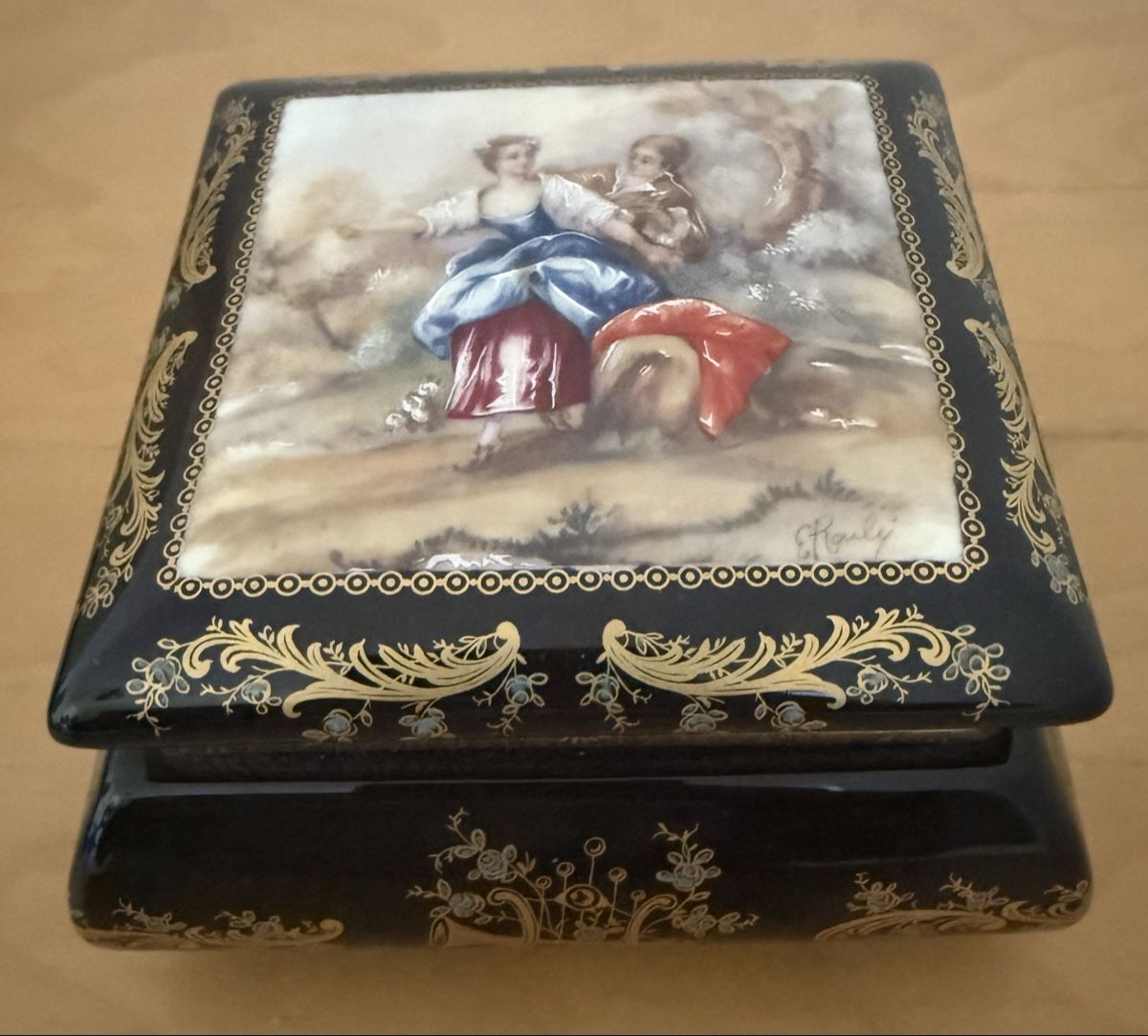 Barattoli: Boîte à bijoux ancienne – Usato da Vésenaz venduto da NORA1325 1