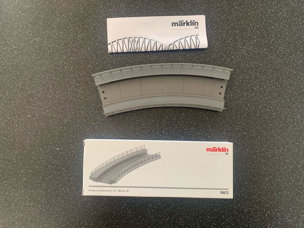 Märklin 74613 H0 Rampenstück C-Gleis R1 (Neu und originalverpackt) in ...