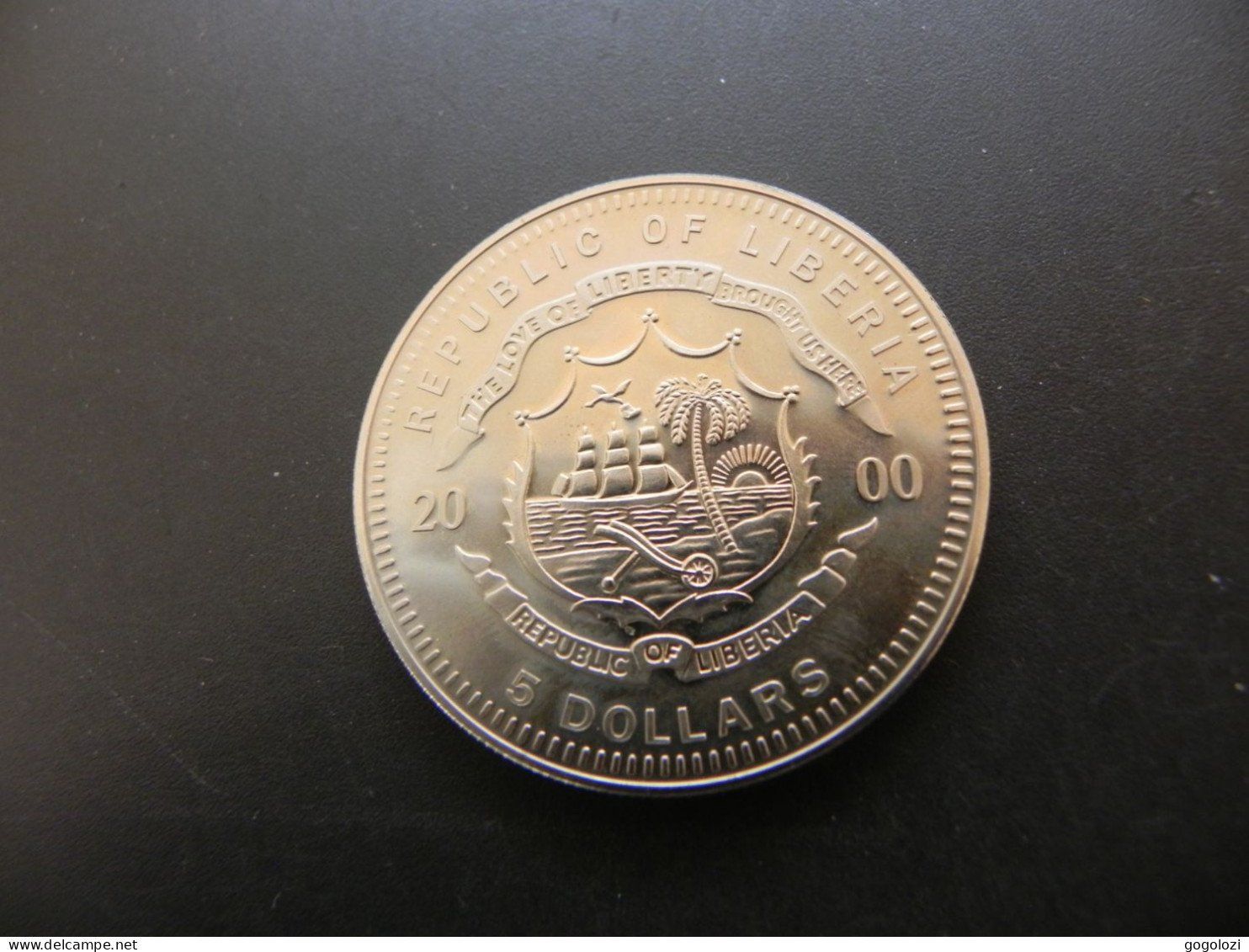 Tutti le monete: Liberia 5 Dollars 2000 - Olympia Sydney 2000 – Usato da Biel/Bienne venduto da Gogolozi 1