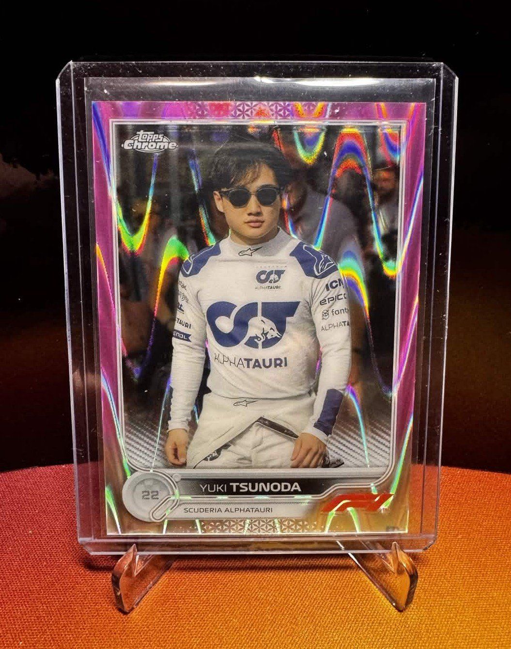 Topps Carte collezionabili: Yuki Tsunoda / Pink RayWave Parallel / Alphatauri 46/75 Nr. – Nuovo (secondo la descrizione) da Berneck venduto da GL-Tradingcards