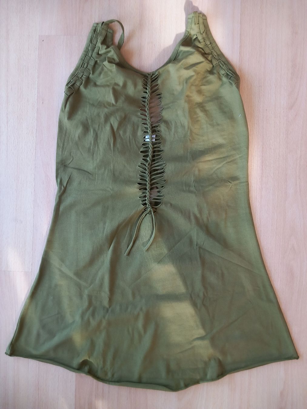 Top: Top vert en coton Hippie Goa – Nuovo (secondo la descrizione) da Faoug venduto da per_kp6r