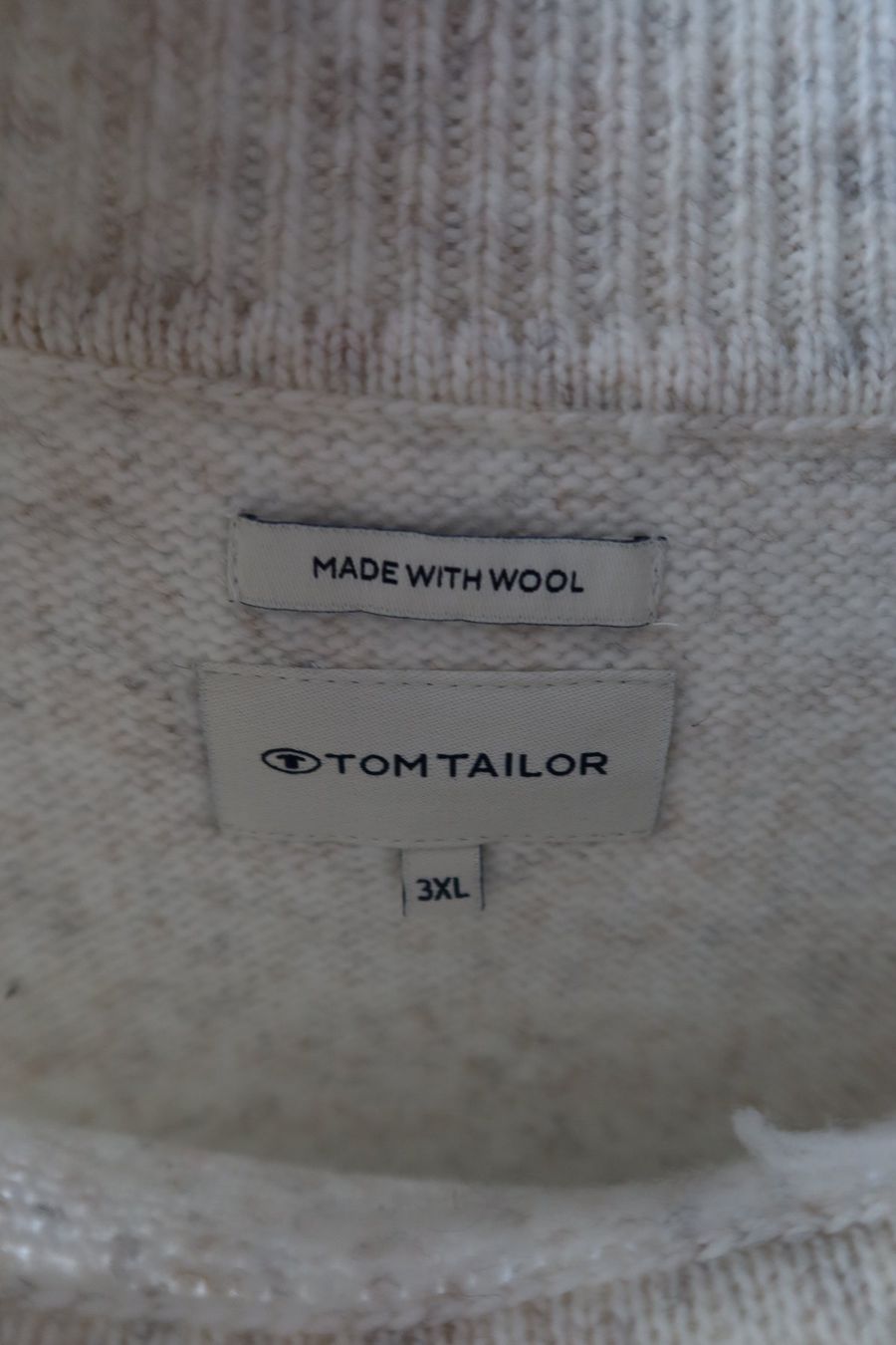 Tom Tailor Pullover & Sweatshirts: Herrenpullover von TOM TAILOR, Grösse 3XL, mit Wolle - NEU – Neu und originalverpackt aus Zürich von Piki7 2