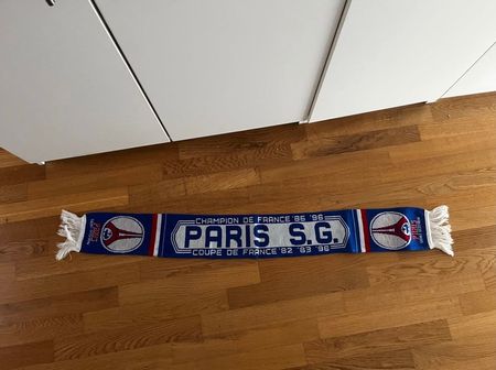 Paris Saint Germain PSG Fanschal Fussball Vintage CHAMPIONS!