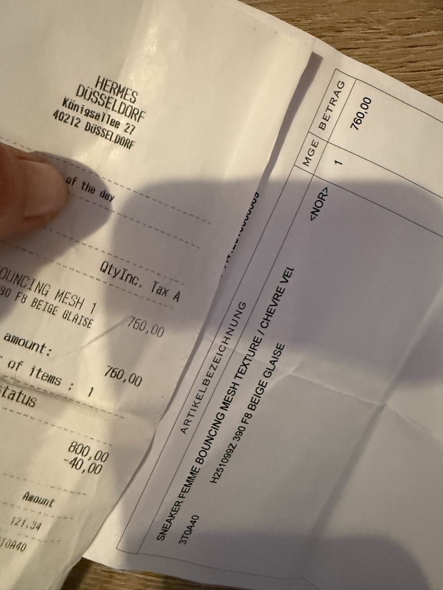 Hermès Scarpe da uomo: Hermes Sneaker beige Grösse 39  – Nuovo (secondo la descrizione) da Staad SG venduto da Ris_wwr88 5