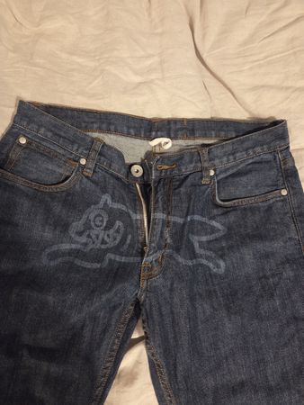 Y2k lowwaist Jeans mit Print
