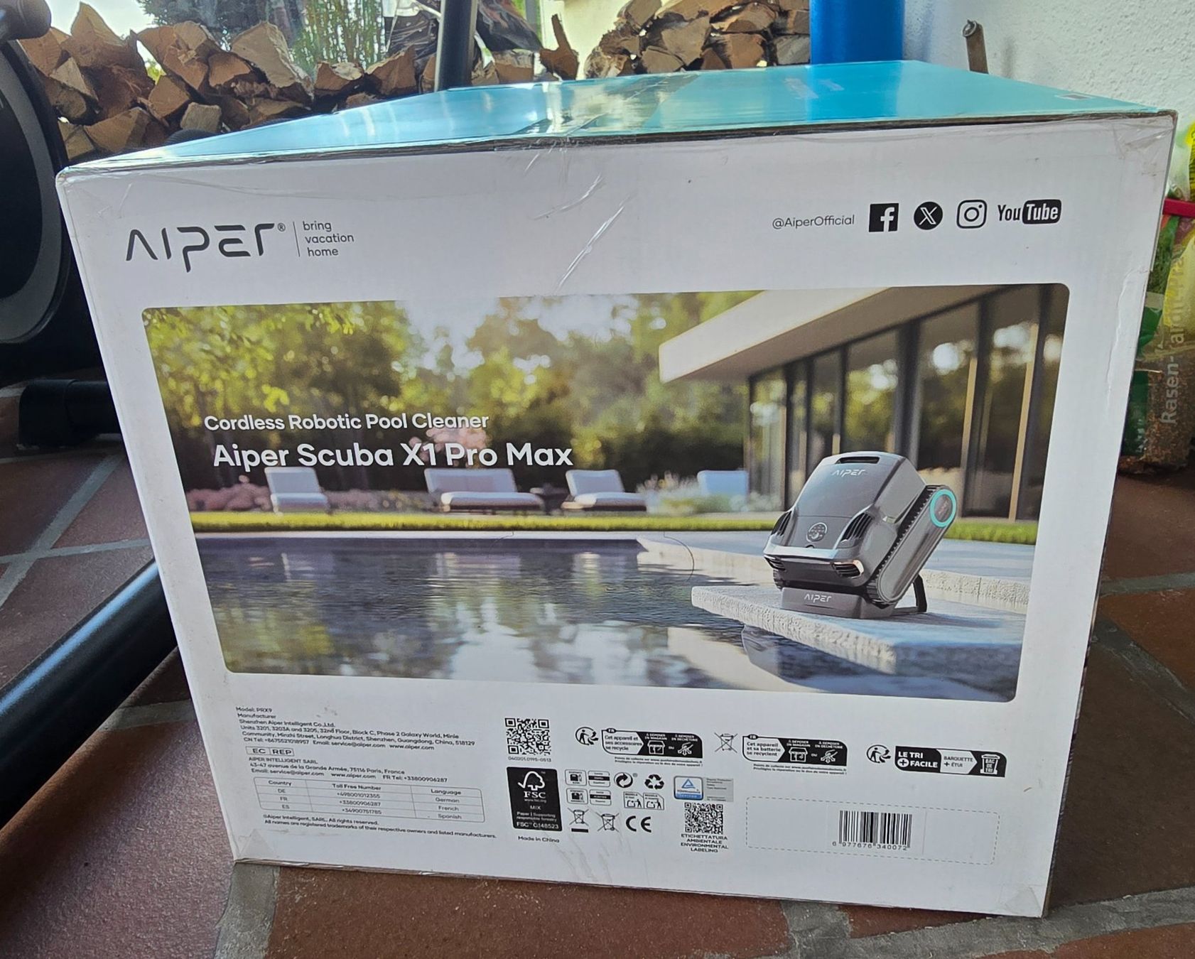 Accessori per Piscine: Poolroboter Aiper Scuba x1 Pro Max – Nuovo e nell'imballaggio originale da Niederrohrdorf venduto da Carinhoso 1