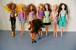 grosses Konvolut BARBIES mit Pferd *alle sehr schön erhalten
