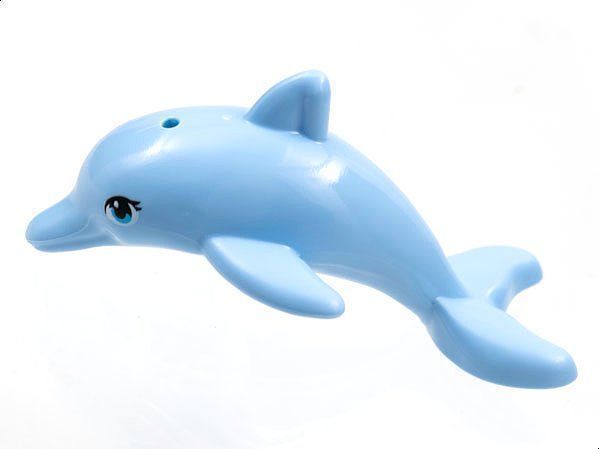 Lego Kit di costruzioni: LEGO 13392pb04 Bright Light Blue Dolphin / hellblauer Delfin – Nuovo (secondo la descrizione) da Basadingen venduto da NekoBricks