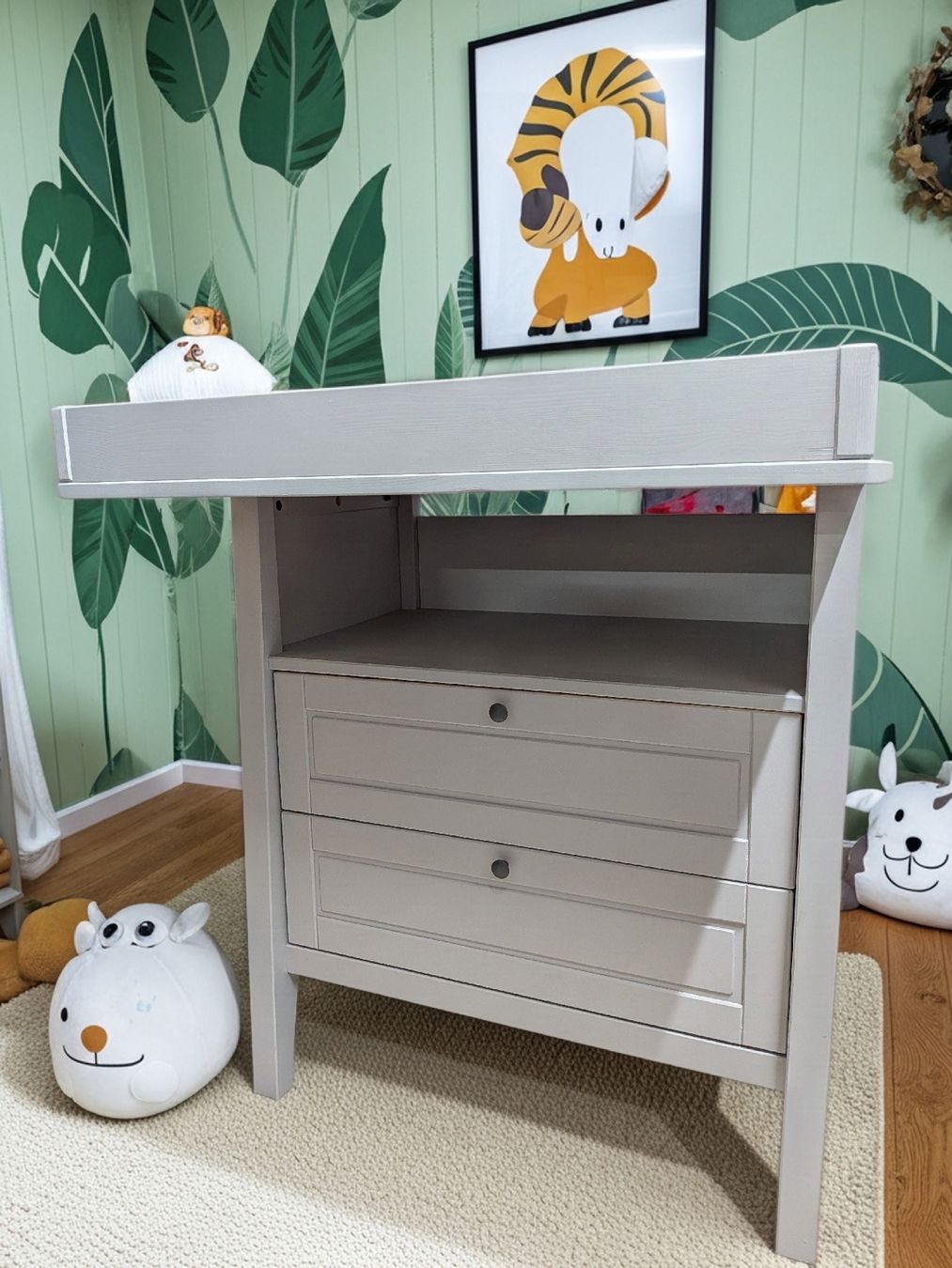 Ikea Fasciatoi & Accessori: IKEA SUNDVIK Wickeltisch / Kommode, grau – Usato da Opfikon venduto da ahi_hlw9