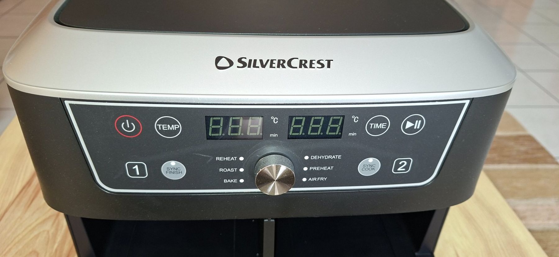 SilverCrest Küchengeräte: Doppelzonen-Heissluftfritteuse Silvercrest – Neu (gemäss Beschreibung) aus Rudolfstetten von Rolfmusicman 1