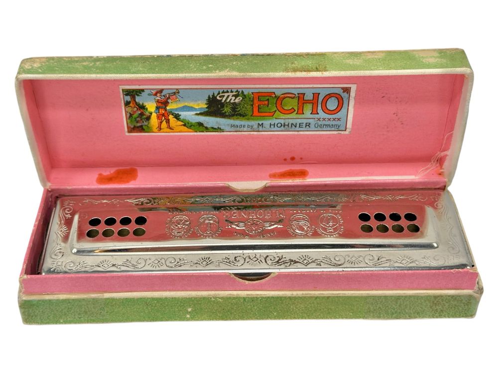 Hohner The ECHO Harp vintage Harmonica double face Kaufen auf Ricardo