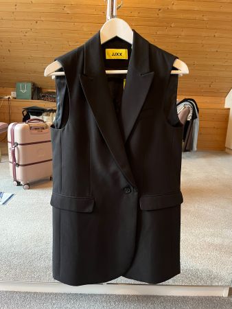 JJXX Blazer Weste Gilet Schwarz Grösse S/XS
