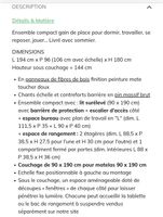Lit avec bureau, verbaudet