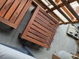 Ikea Gartentisch Holz quadratisch braun guter Zustand