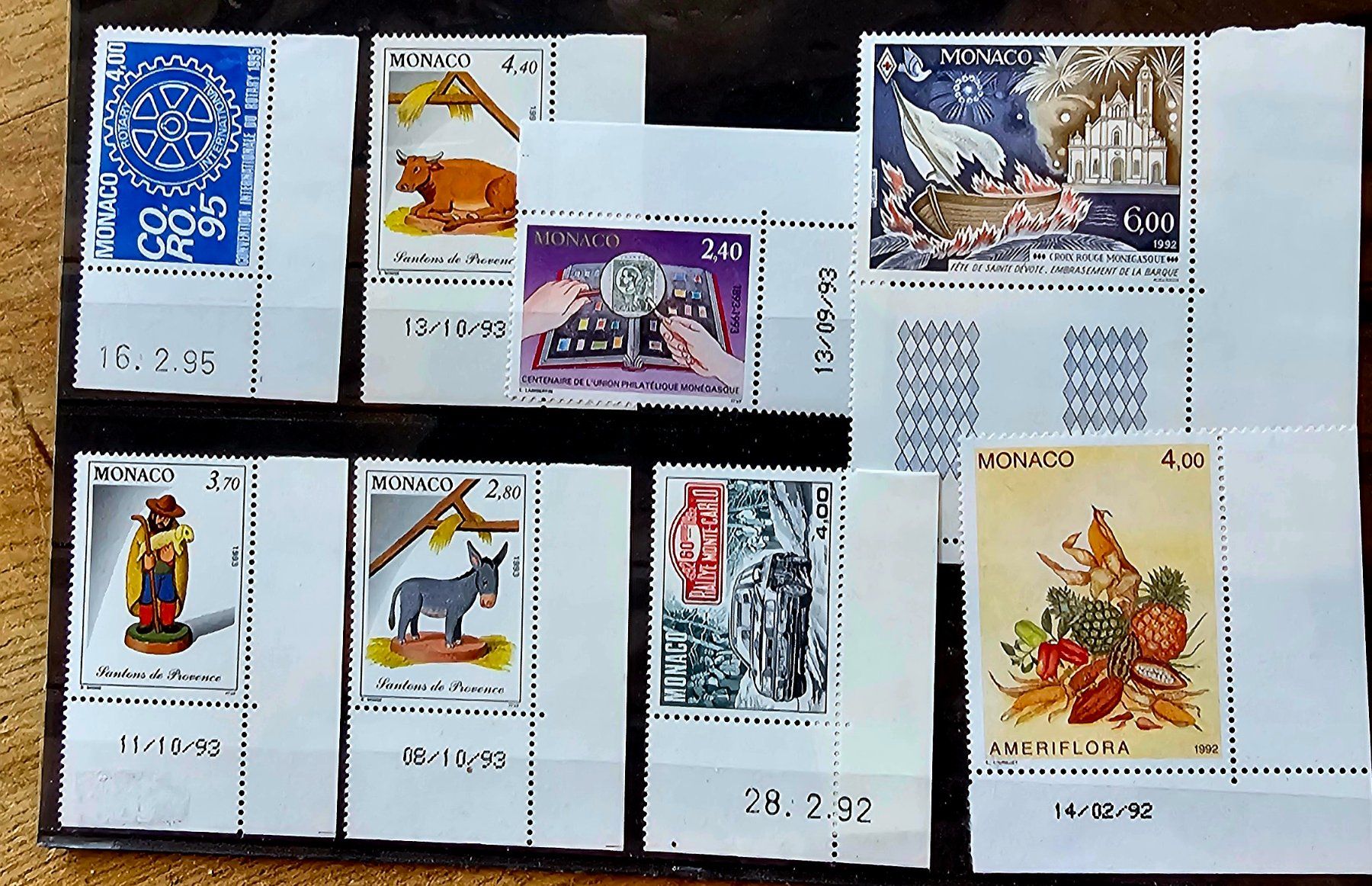 Tous les timbres: MONACO coins datés ** 1992-93 – Neuf (Voir description) à Les Valettes par Nuba1