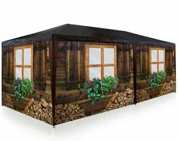 + Festzelt Almhütte Bierzelt 3x6m Wasserabweisend Party Zelt