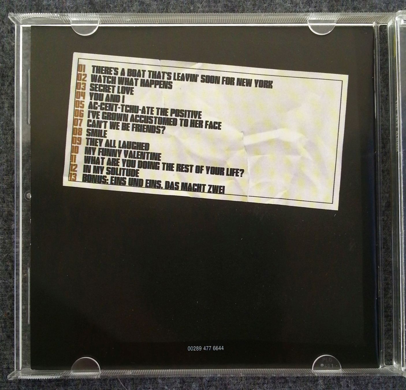 CD: CD THOMAS QUASTHOFF - WATCH WHAT HAPPENS, Jazz 2007 – Usato da Oberriet SG venduto da Atir47 1