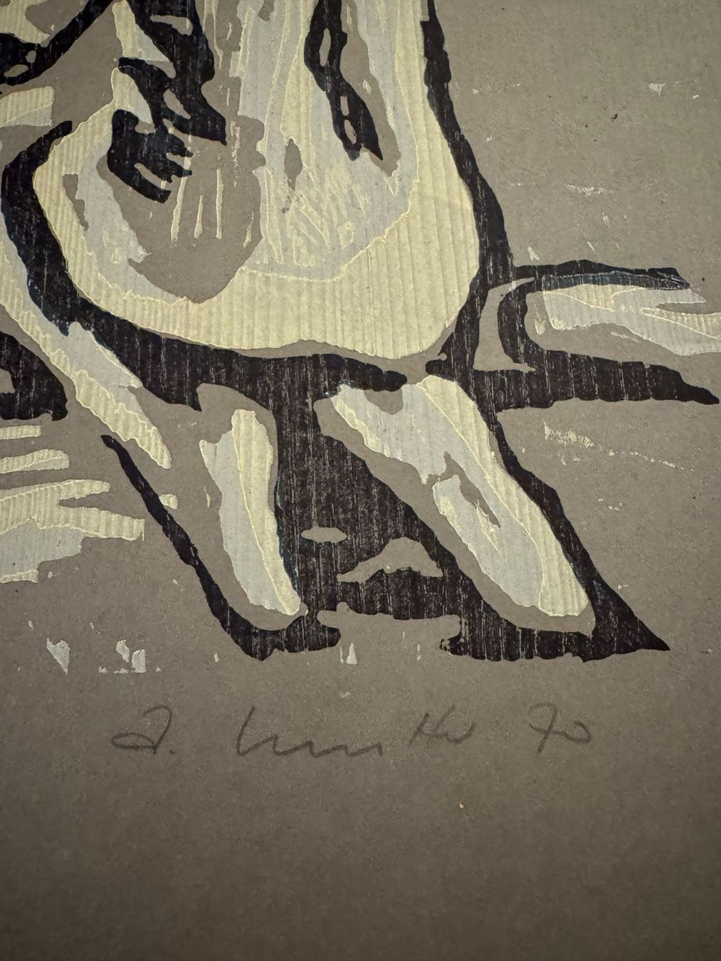 Gravures sur bois: Anton Mutter "Ziegenmelkerin" 1970 – D'occasion à Bern par anolba 3