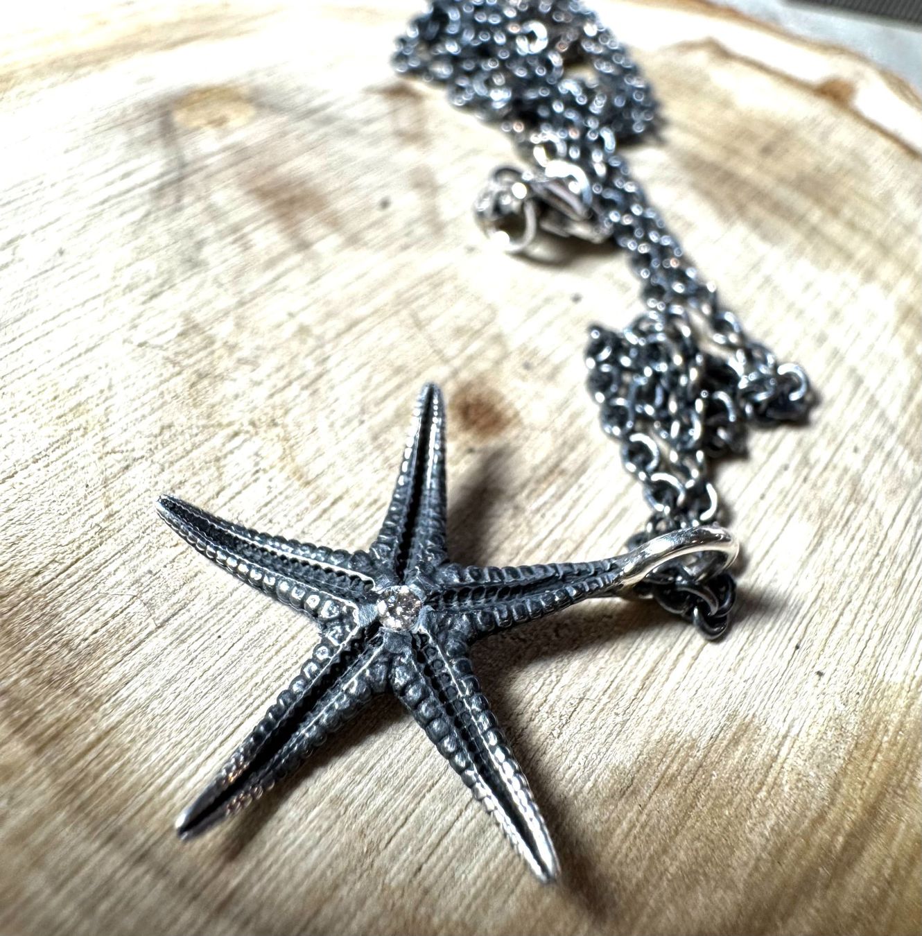 Ciondoli: Traumft! Seestern-Anhänger mit Diamant - Handarbeit – Nuovo e nell'imballaggio originale da Jona venduto da Herzschmiede 6