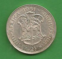 Südafrika, 2 Shilling 1951 , Erh. s.scan