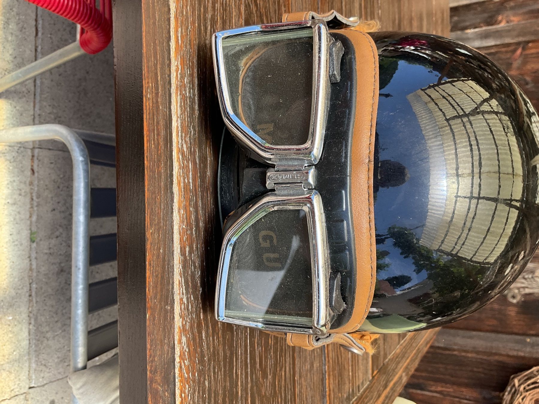 Caschi & visiere: Chromwell helm mit brille climax – Usato da Brittnau venduto da Norton1472 4