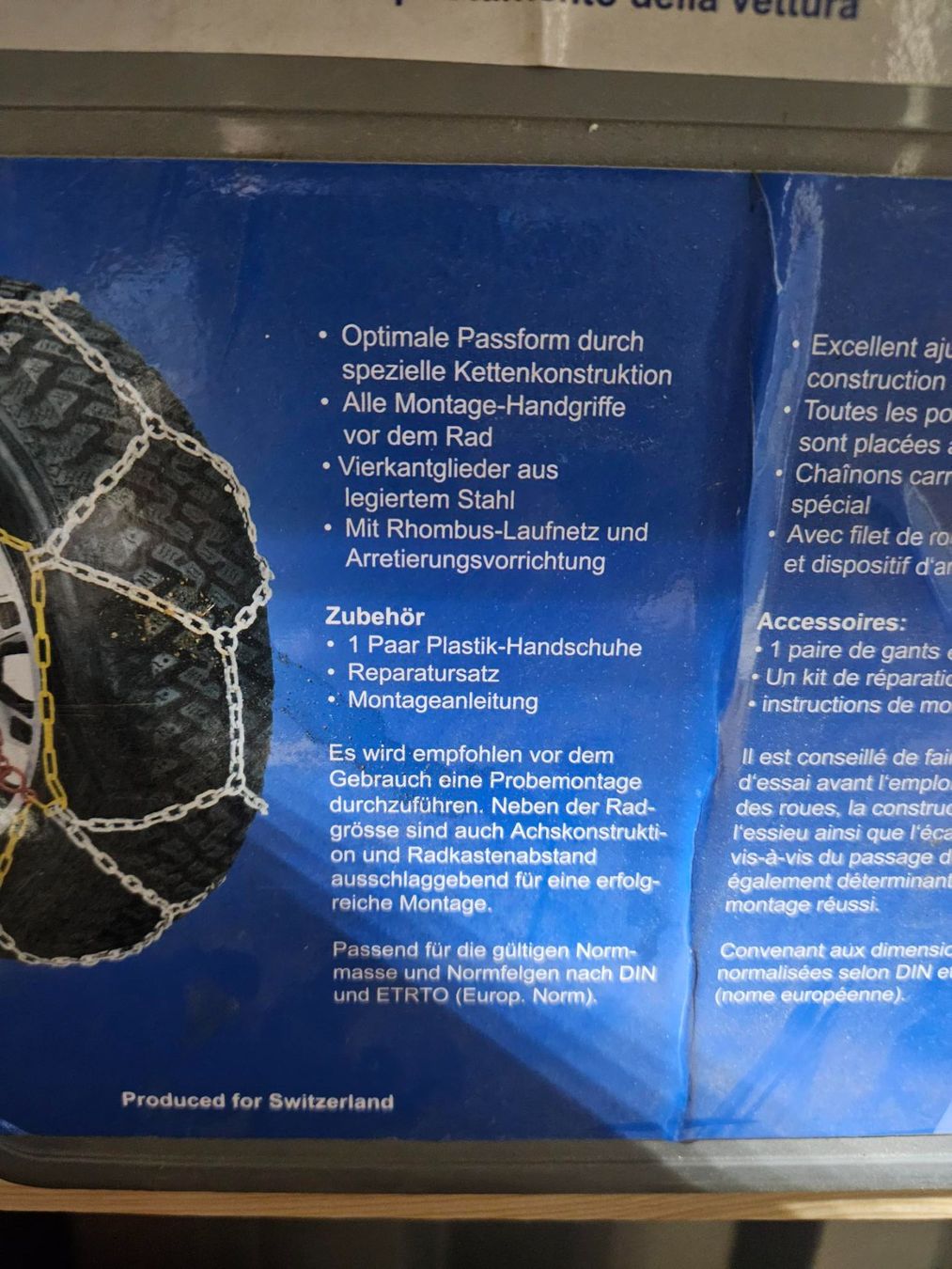 Catene da neve: Schneeketten von pilot Grösse: 60 – Nuovo e nell'imballaggio originale da Gommiswald venduto da Bullhead 1