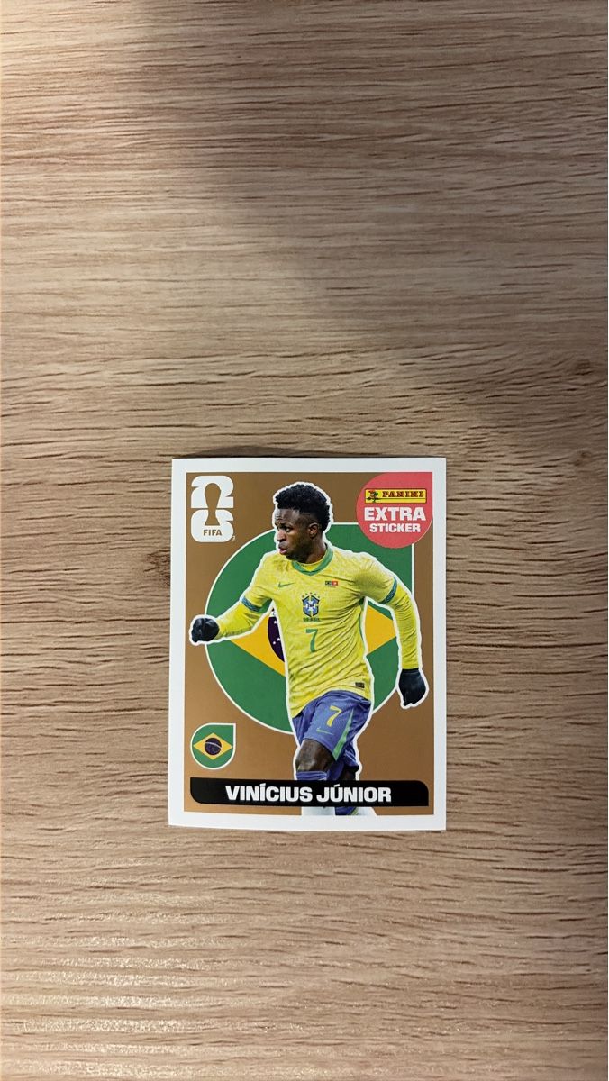 Panini Carte collezionabili: Figurina Panini Extra Sticker Vinicius Junior Brasile – Nuovo e nell'imballaggio originale da Cadenazzo venduto da dan_hy95