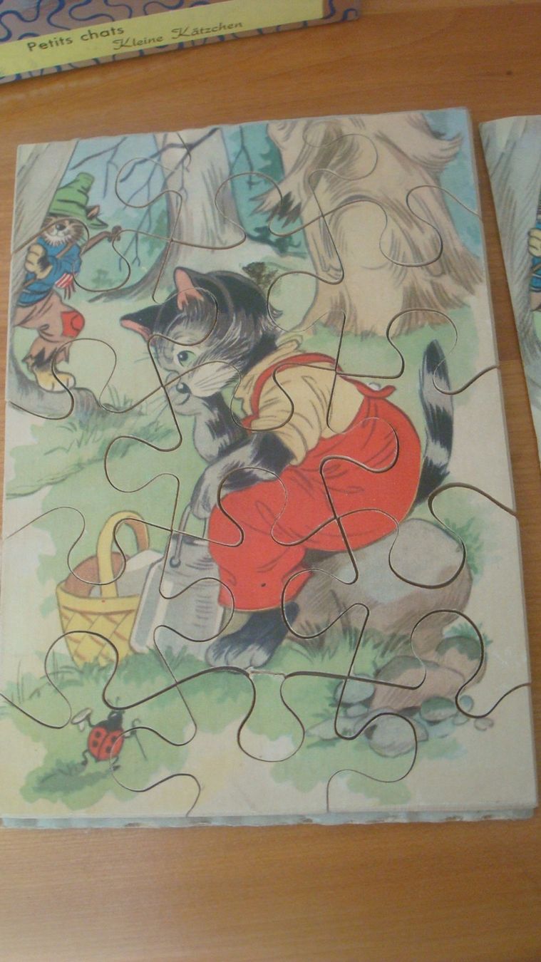 Penelope Puzzles: Penelope Holzpuzzle 4 x Katzen – Gebraucht aus Münchenstein von Pesci6 1