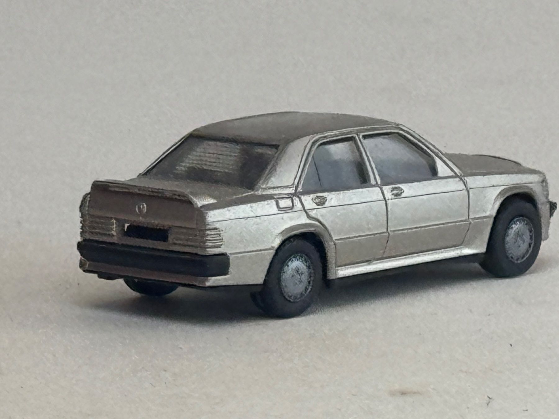 Herpa Modellautos: VE1- Herpa Mercedes 190 E silbern – Gebraucht aus Elm von Wikmtz 1