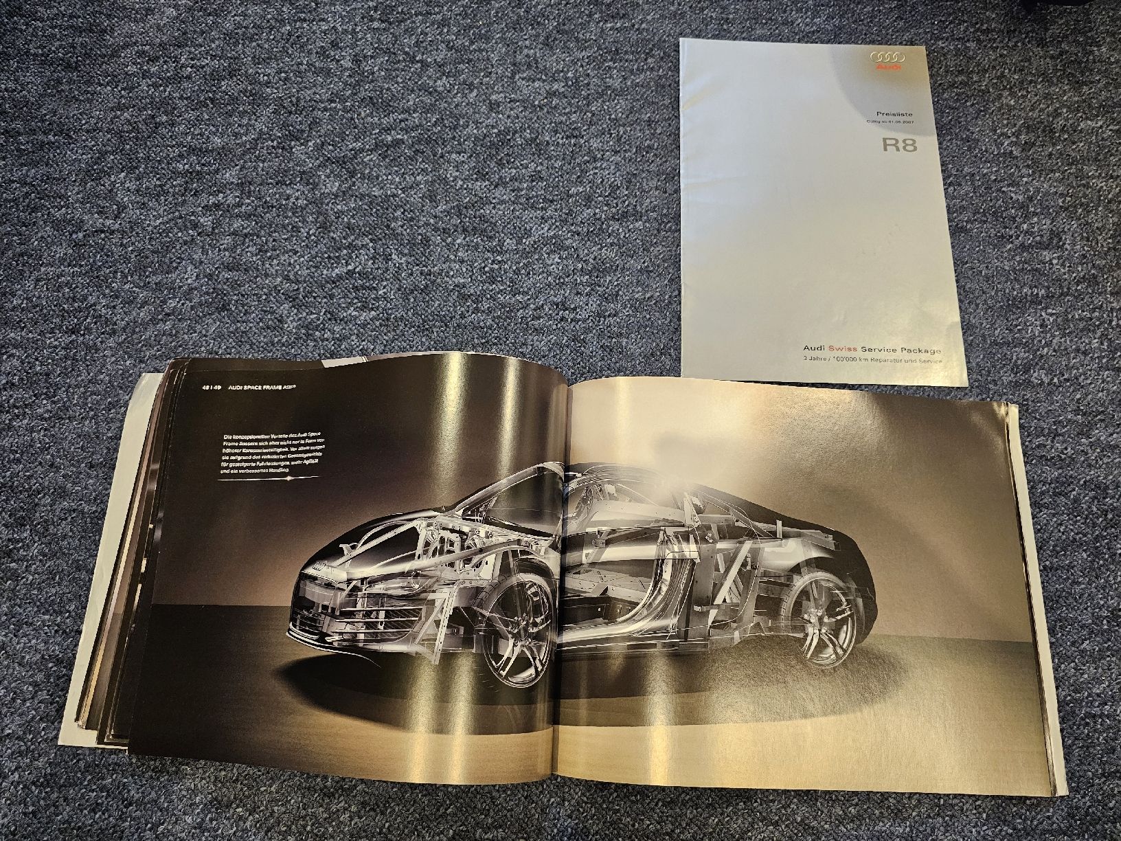 Audi Documenti: AUDI R8 Prospekt mit Preisliste – Usato da Steffisburg venduto da RnPerformanceShop 9