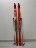 Ski (FA 0), fahrbare Ski, ca. 1960, mit Kanten, top Bindung