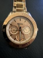 Fossil Damenuhr, Gold, 44 mm.