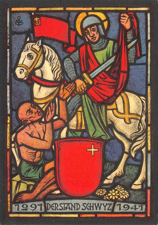 Albert Hinter, Schyzer Standesscheibe, Stand Schwyz (Gebraucht) in ...