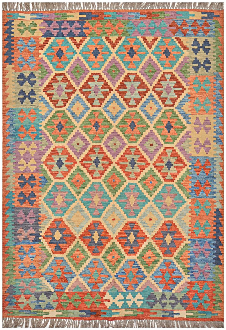 Kelim Tappeti: Oriente Kelim Teppich 170x240 Cm – Nuovo e nell'imballaggio originale da Lahore venduto da Fairways79 7