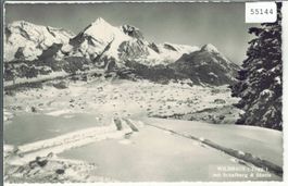 Wildhaus mit Schafberg & Säntis im Winter