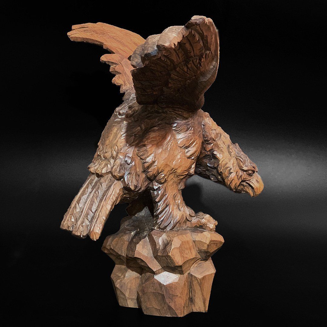 Sculture & Statue: Imposanter geschnitzter Brienzer Adler – Usato da Luzern venduto da Eukalyptus 5