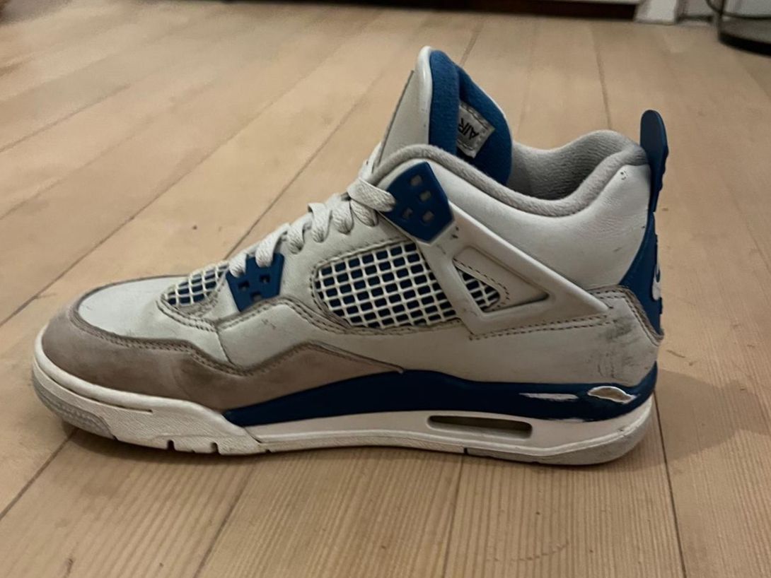 Jordan Chaussures garçon: Jordan 4er blau-hellgrau Grösse 37.5 – D'occasion à Thierachern par Binschg_g 3
