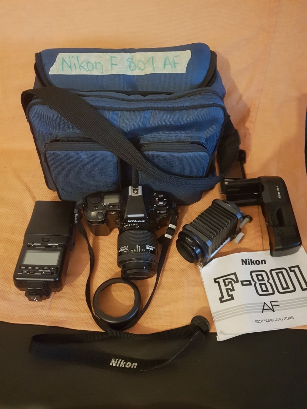 Nikon Fotocamera: NIKON F801 AF complette. – Usato da Biel / bienne venduto da Sarouch9