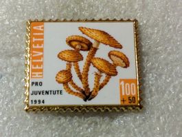 Ansteckpin 133: Pro Juventute Briefmarke Helvetia